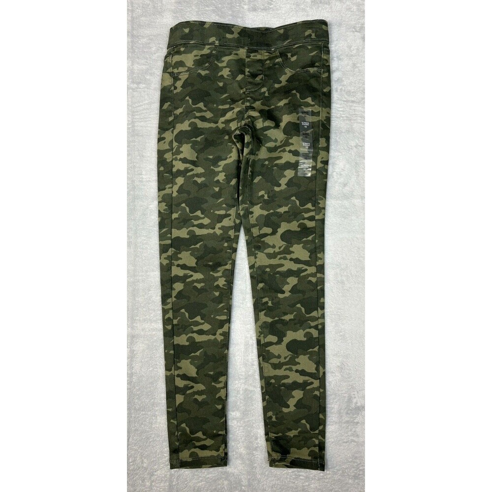 SO Ultimate Twill Jeggings Girls Size 10 Mid Rise Camo